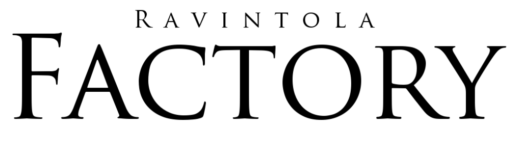 Factorylogo musta teksti iso